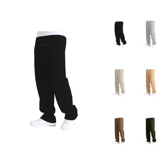 Girls Boys Baggy Sweatpants 2025 Fashion Elastic Waist Drawstring Loose Fit Straight Leg Sweat Pants with Pockets