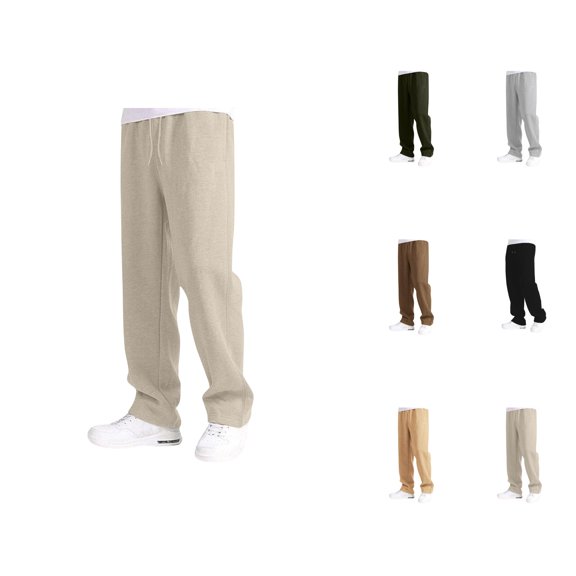 Girls Boys Baggy Sweatpants 2025 Trendy Drawstring Elastic Waist Loose Fit Straight Leg Sweat Pants with Pockets