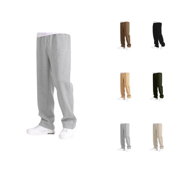 Girls Boys Baggy Sweatpants 2026 Fashion Elastic Waist Drawstring Loose Fit Straight Leg Sweat Pants with Pockets