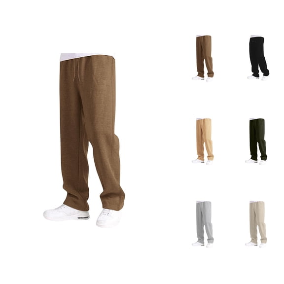 Girls Boys Baggy Sweatpants 2026 Fashion Elastic Waist Drawstring Loose Fit Straight Leg Sweat Pants with Pockets