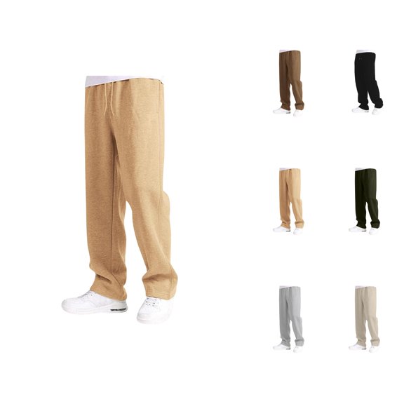 Girls Boys Baggy Sweatpants 2026 Fashion Elastic Waist Drawstring Loose Fit Straight Leg Sweat Pants with Pockets