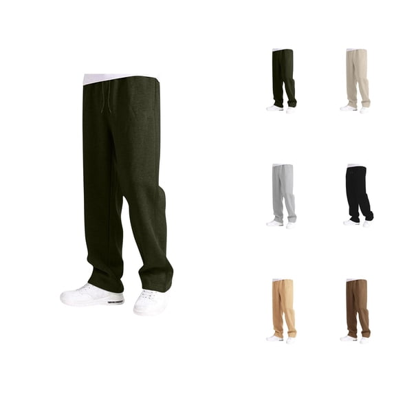 Boys Girls Baggy Sweatpants 2026 Fashion Elastic Waist Drawstring Oversized Straight Leg Sweat Pants with Pockets