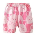 thumbnail image 1 of XUNKUSGA Girls Boys Bike Shorts Floral Cotton Shorts Kids Basic Sports Shorts Under Dress Shorts Biker Shorts for Running Dance 1-6 Years, 1 of 3