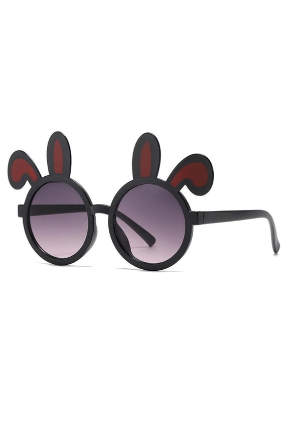 Girls Boys Cartoon Sunglasses Fashion Rabbit Ears Children Sun Glasses Baby Goggles Outdoor UV400 Protection Travel Glasses.