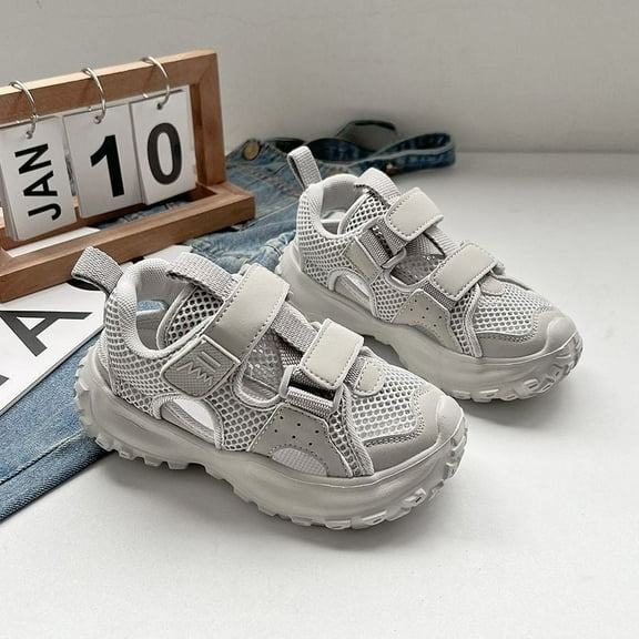 Girls Boys Comfortable Soft Sole Sandals Children Summer Sports Sandals Beach Outdoor Close Toe Flat Sandal Sneakers for Kids