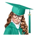 thumbnail image 1 of Girls Boys Hat Shiny Kindergarten Preschool Graduation Kids High School College Adults with Tassel Adjustable Girls Boys Cap, 1 of 4