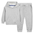 thumbnail image 1 of Girls Boys Hoodie And Sweatpant Set Unisex Kids Sweatsuit Casual Workout 2 Piece Outfits Tracksuit, 1 of 7