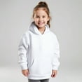 thumbnail image 1 of Girls Boys Hoodies Kids White Hoodie Long Sleeve Pullover Hoodie Sweatshirt Fall Winter Clothes Girl Clothes 6-8 Years Kids Clothes, 1 of 5