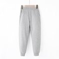 thumbnail image 1 of Girls Boys Jogger Sweatpants Grey Boys School Pants Drawstring Jogger Sweatpants With Pockets Boys Solid Pants Kids Spring Fall Pants 5-6 Years, 1 of 9