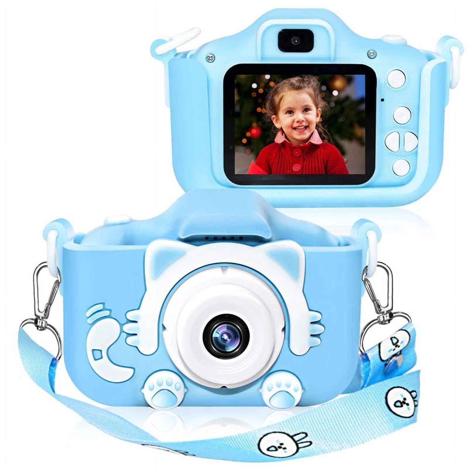 Girls Boys Kids Camera, Kids Selfie Camera, 20.0MP Kids HD Digital Camcorder, Dual Camera, 2.0 inch IPS Screen, Great Birthday Gift Christmas Gift 