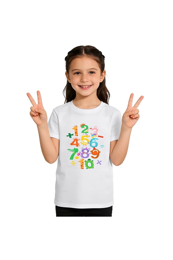 Girls Boys Kindergarten Back To School T Shirts, Casual Graphic Print Short Sleeve Kids Tee Tops