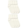 thumbnail image 1 of Girls Boys Organic Cotton Seamless School Turn Cuff Ankle 6 Pair Pack, 1 of 4