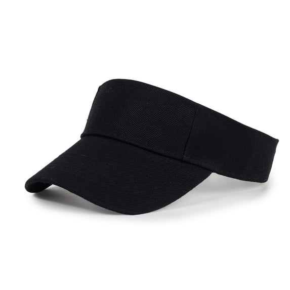 Girls Boys Packable Hat Sun Visor Hats Sports Summer Golf Visor Hat Black One Size