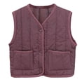 thumbnail image 1 of Girls Boys Padded Coat Puffer Vest Stand Collar Sleeveless Jacket Outerwear, 1 of 7