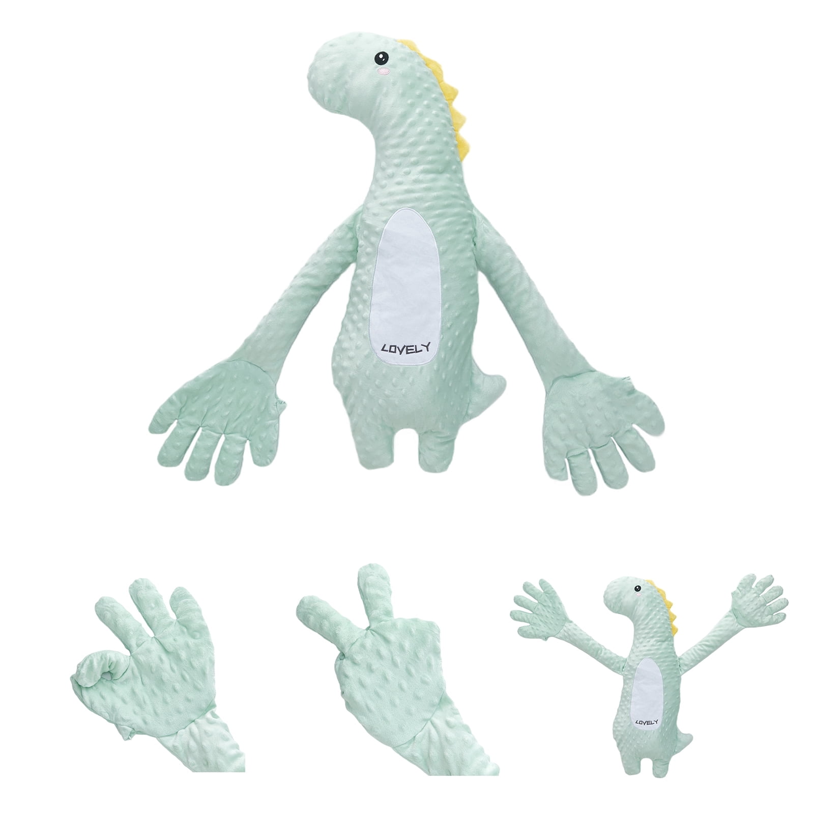 Companion Plush Toy, Cute Animal Plush Stuffed Comforting Pillow, Portable Dinosaur Unicorn Figure Dolls for Home and Travel