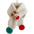 thumbnail image 1 of Girls & Boys Plush Warm Scarf Cute Deer Outdoor Neck Winter Scarf for Child Aged 1-7, 1 of 6