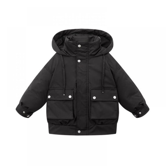 Girls Boys Puffer Jacket Winter Down Coat for 4-8 Years