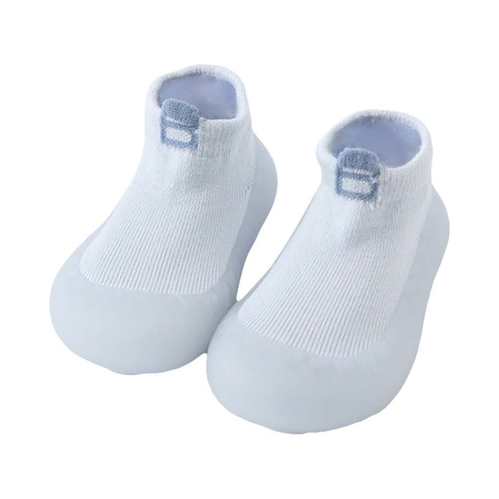 Girls' Boys' Simple Solid Color Soft Covered Socks Shoes Five Colors ...