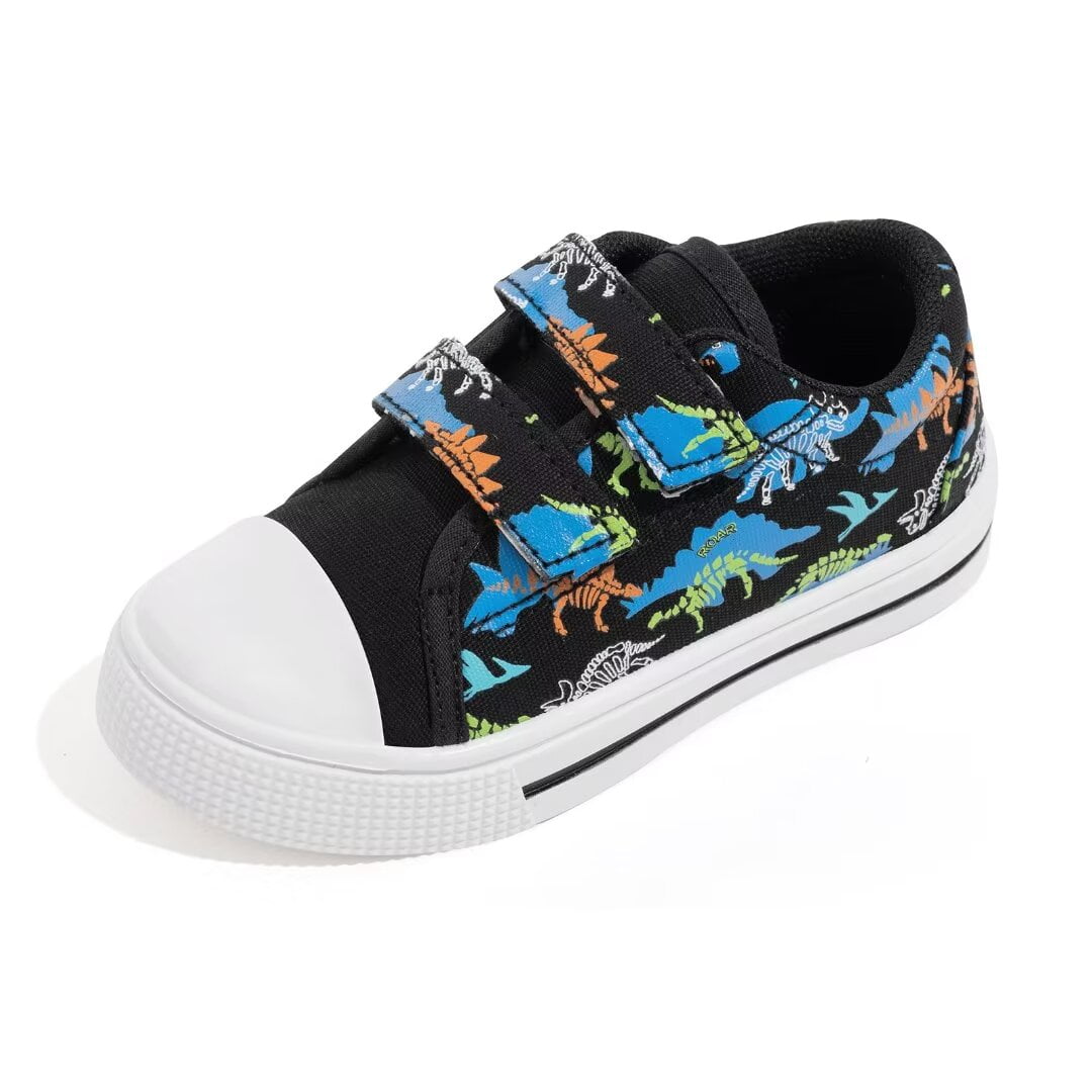 Toandon Toddler Boys Sneakers - Sparkly Black, Size 10, Lightweight & Non-Slip For Walking Play
