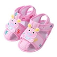thumbnail image 1 of Girls' Boys' Soft Sole Walkers Cartoon Ant Princess Shoes Pink 3 Months-6 Months, 1 of 3