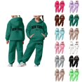 thumbnail image 1 of Girls Boys Sweat Set New York Hoodie and Jogging Sweatpants 2 Piece Matching Jogger Set Kids Hoodie Set, 1 of 7