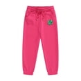 thumbnail image 1 of Girls Boys Sweatpants St. Patrick's Day Clover Shamrock Graphic Sweat Pants Spring Fall Unisex Kids Athletic Pants Hot Pink 3-4 Years, 1 of 4