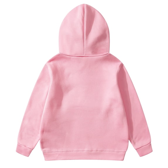 Wuxian Girls Boys Sweatshirt Fashion Hoodies Pullover Solid Long Sleeve Tops Active Athletic Lightweight Sweater With Pockets Winter Warm Jacket,Rd1,3-4 Years