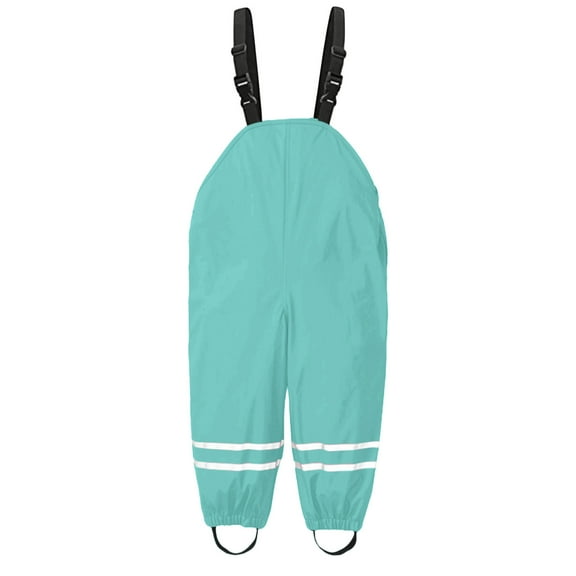 Girls Boys Waterproof Overalls Toddler Kids Rain Dungarees Windproof Mud Jumpsuit Clothes Trendy Comfortable Outdoor School Action Workwear Toddler To Big Kid