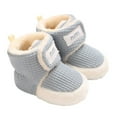 thumbnail image 1 of Girls Boys Winter Shoes Soft Sole Boots, 1 of 6