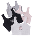 thumbnail image 1 of Girls Bra 10-15 Teen Student Girls Thin Cotton Sports Bralette Cami Bra Wire Free Push Up with Adjustable Straps, 1 of 4