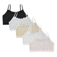 thumbnail image 1 of Girls Bra 8-12Teen Student for Teens & Big Girls Cotton Breathable Teen Sports Bra Elastic Shoulder Straps Running Bra Solid, 1 of 5