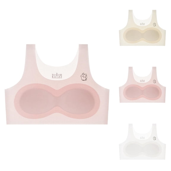 Girls Bra Bras for Teens Training Bras for Girls - Comfort Soft Solid Color Sports Bras for Teen Girls Ideal for Everyday Wear and Active