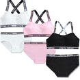 thumbnail image 1 of Light Sport Crop Cami Bras 10-15 Teen Student Girls Thin Cotton Bra Cotton Breathable Cami Bra Wire Free Push Up Running Bra Solid, 1 of 4