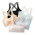 thumbnail image 1 of Girls Training Bra 11-15 Teen Student for Teens & Big Girls Cotton Breathable Cami Bra Elastic Shoulder Straps with Adjustable Straps, 1 of 4