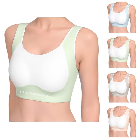 Girls Bra Training Bras Girls Underwear Crop Top Bra for Girls Lightweight Seamless Training Sports Bra Camisole Style for and Kids