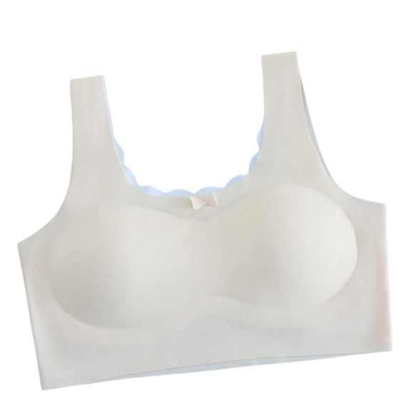 Girls Bra Without Underwire Back Bustier With Removable Padded And Wide Straps Underwear Bralette Top Children To Teens