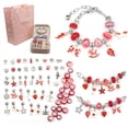thumbnail image 1 of Girls Bracelet Making Kit Beads Jewellery Charms Pendant Set DIY Craft Kids Gift, 1 of 2