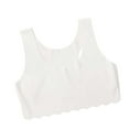 thumbnail image 1 of Girls Bras 10-12 Years Old Sport Training Bra Seamless Racerback Soft and Comfortable Underwear Camisole Wireless Cotton Crop Tops Bralettes White 10-14 Years, 1 of 6