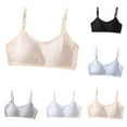 thumbnail image 1 of Girls Bras 5 Pack Lightweight Wireless Microfiber Bras for Girls, Seamless Molded Everyday Bra, 1 of 7
