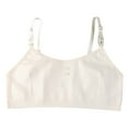 thumbnail image 1 of Girls Bras Ages 8 12 Adjustable Shoulder Spaghetti Strapes Seamless Wireless Sport Training Bra Soft and Comfortable Underclothes Teens Undies Clothes Beige 10-12 Years, 1 of 4