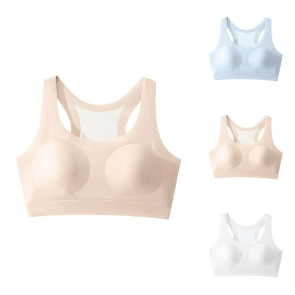 Girls Bras Girls Training Bra High Support Girls Sports Bras for Teens Seamless Comfort Workout Tops for Active Wear Ideal for Running Yoga and Gym Activities