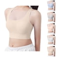 thumbnail image 1 of Girls Bras No Underwire Bra for Girls Girls Underwear Crop Top Bra Seamless Sports Bra Training Lightweight Camisole Style for and Kids, 1 of 5