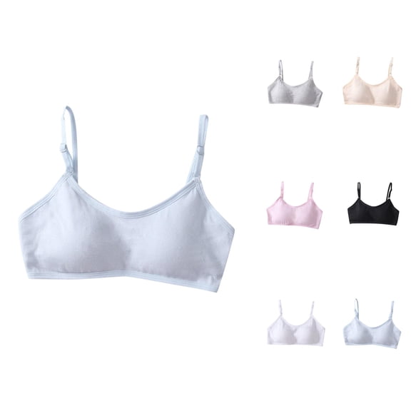 Girls Bras Sports Bras for Girls Girls Underwear Student Bra Fixed Cup Chest Wrap with Chest Pad for Active Girls Daily Use Running Comfort