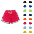 thumbnail image 1 of Girls Breathable Four Way Stretch Athletic Shorts For Running Gym Training Playground Sportswear, 1 of 9