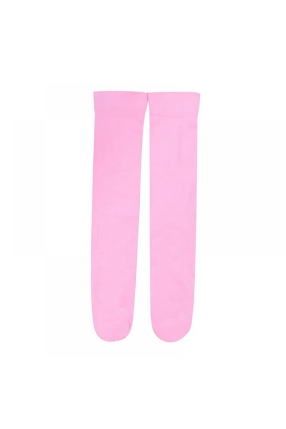 Girls Bright Candy Color and Striped Knee High Socks Uniform Tube Cotton Socks 3-12 Years