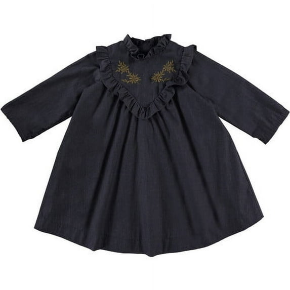Girls Brushed Twill Dress