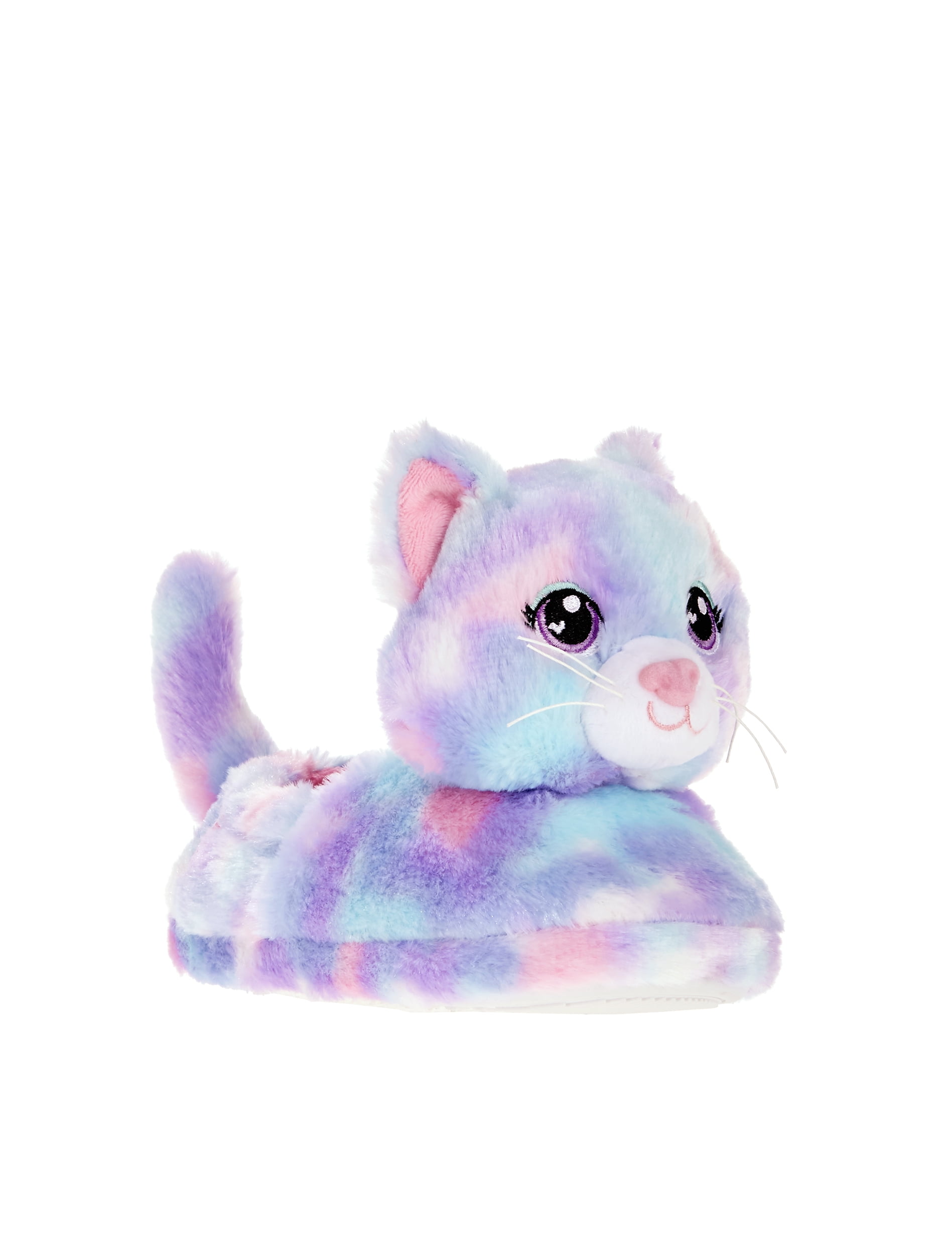 Girls Build A Bear Workshop Pastel Swirl Kitty Slippers Walmart