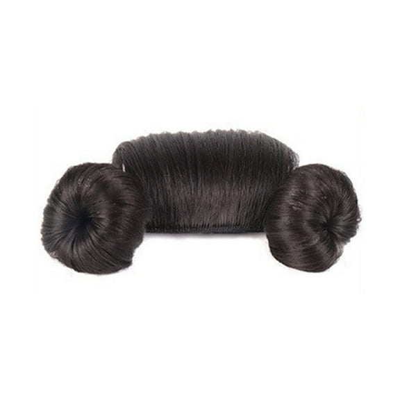 Girls Bun Headbands Baby Hair Ornaments Bangs Infants Headwear Lovely Bun Shape Headdress