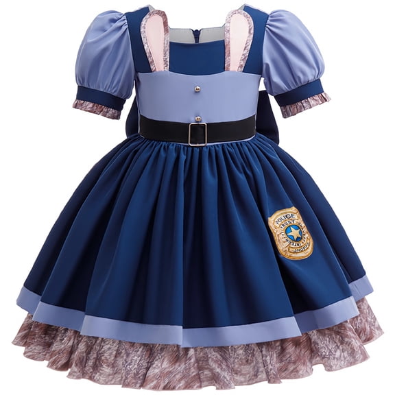 Girls Bunny Costume Dress Halloween Rabbit Princess Cosplay Outfits