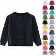 thumbnail image 1 of Girls Button-Down Cardigan Toddler Knit Sweater, 1 of 7